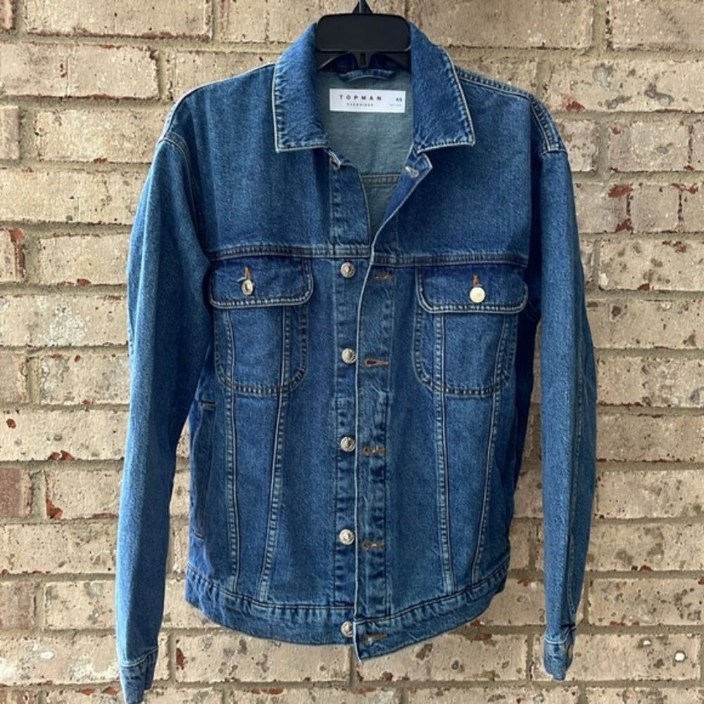 Topman Blue Denim Jacket